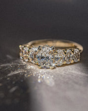 The Banks Ring with Oval Diamond - Molten Store
