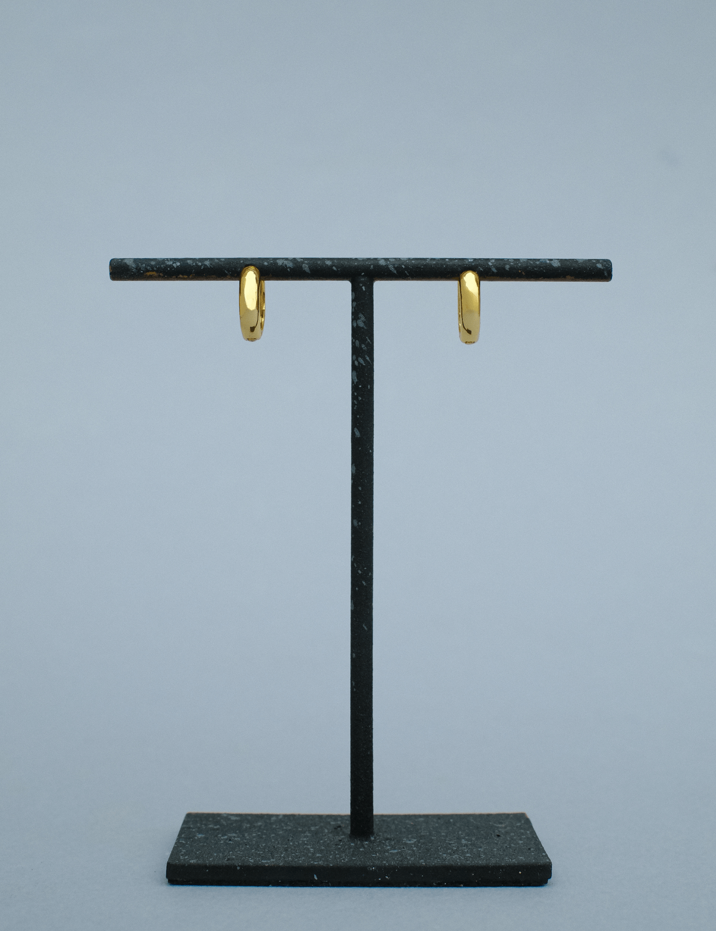 The Base Gold Vermeil Hoop Earrings - Molten Store