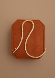 The Bea 2ct Diamond Tennis Bracelet | 18ct Yellow Gold - Molten Store