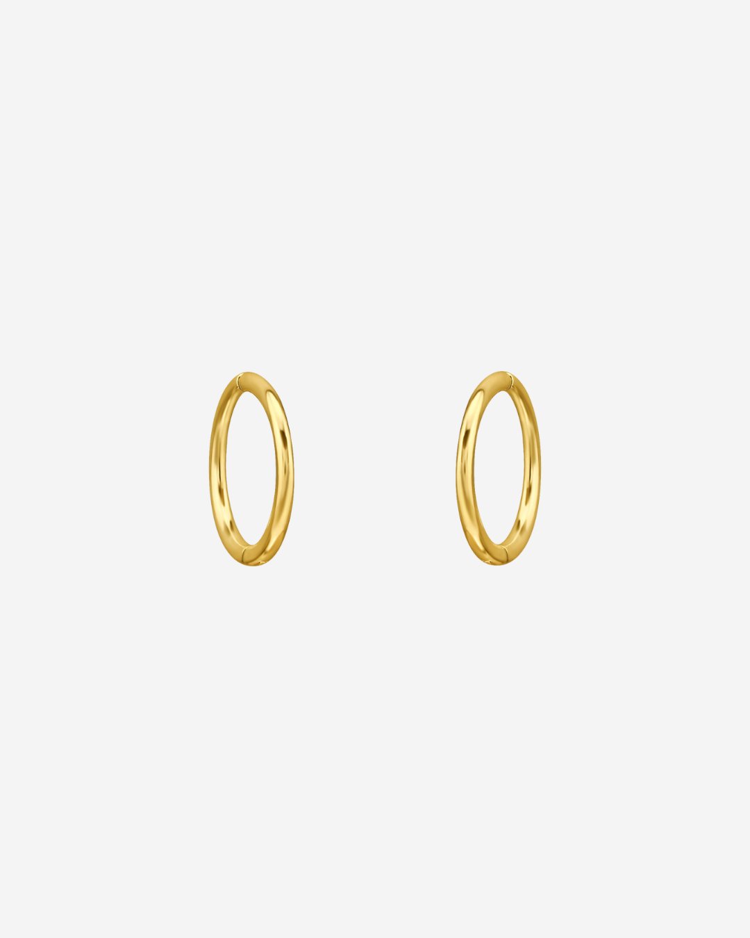 The Beam 14ct Gold Vermeil Huggies - Molten Store