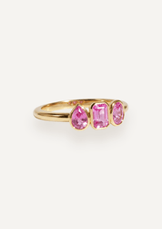 The Beatrice Ring with 4.74ct Pink Sapphires - Molten Store