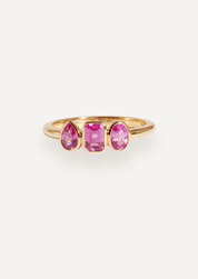 The Beatrice Ring with 4.74ct Pink Sapphires - Molten Store