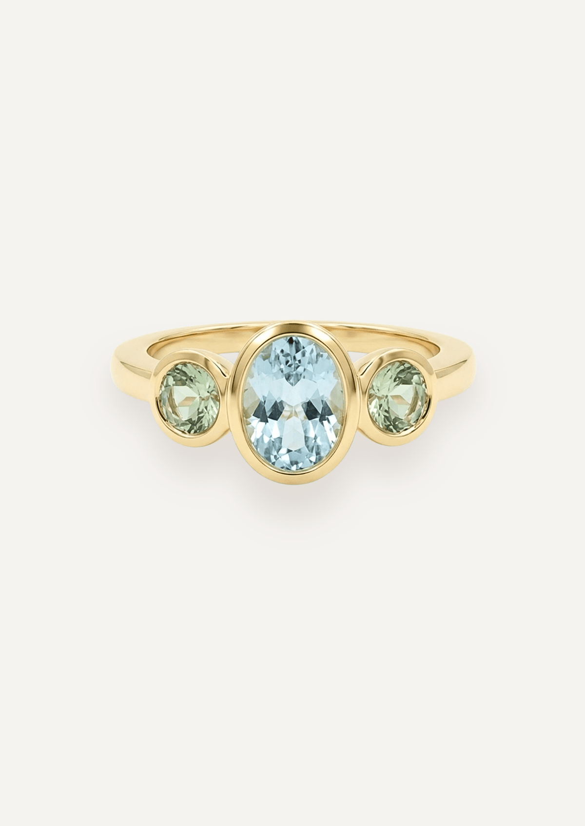 The Beatrice Ring with Oval Sapphire (2.95ct TCW) - Molten Store