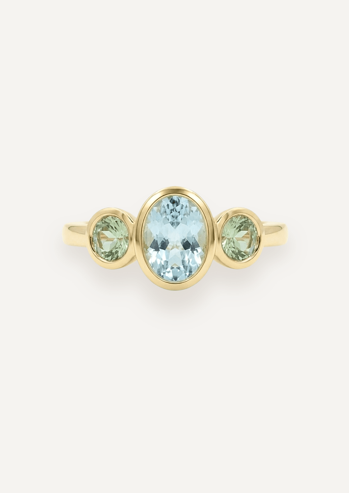 The Beatrice Ring with Oval Sapphire (2.95ct TCW) - Molten Store