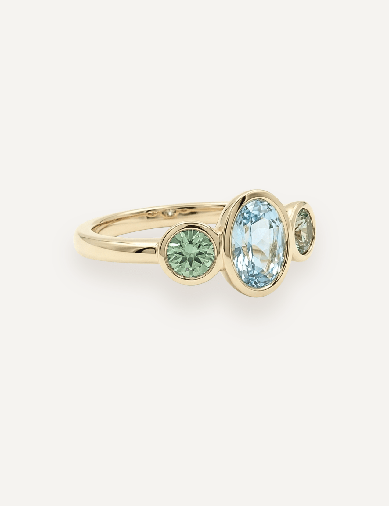 The Beatrice Ring with Oval Sapphire (2.95ct TCW) - Molten Store