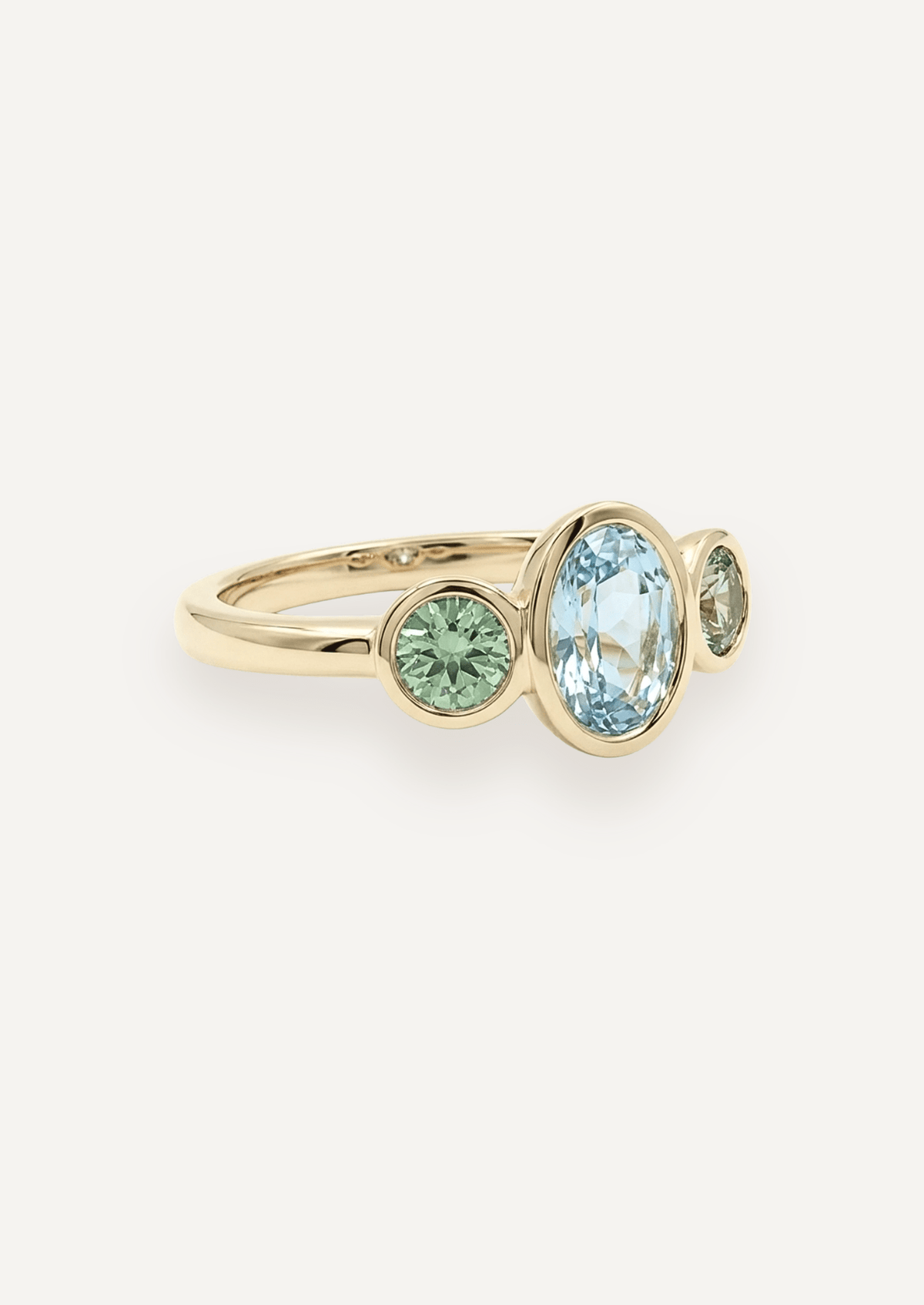 The Beatrice Ring with Oval Sapphire (2.95ct TCW) - Molten Store