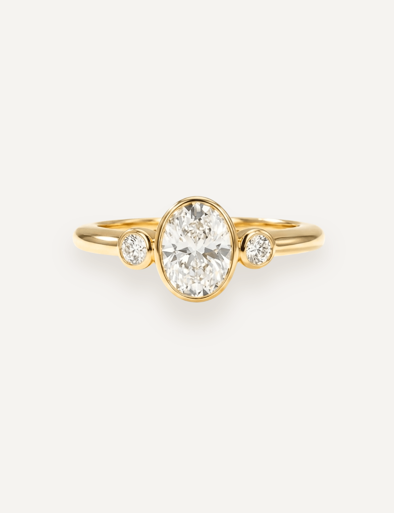 The Beatrice Three - Stone Ring - Molten Store