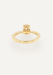 The Celine Ring with 1.10ct Oval Cut Morganite - Molten Store