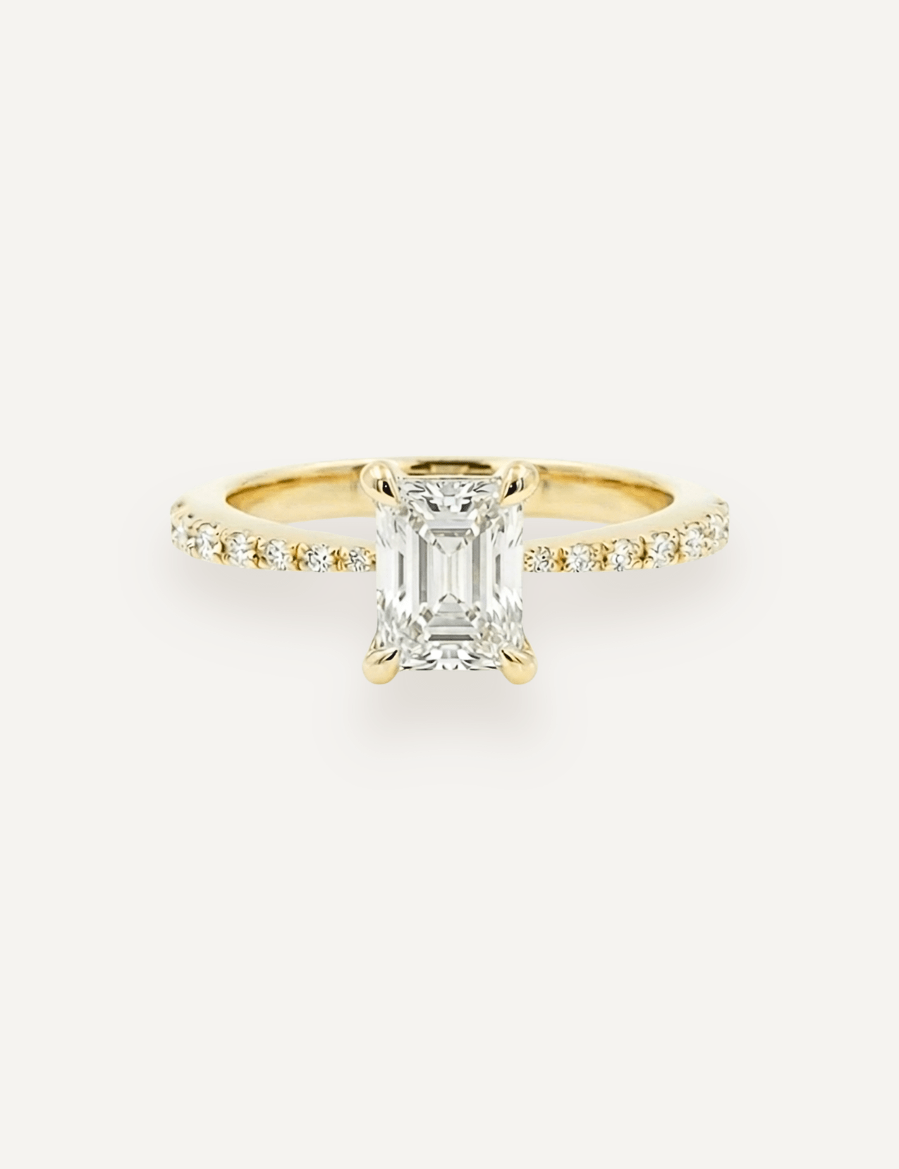 The Celine Solitaire Ring - Molten Store