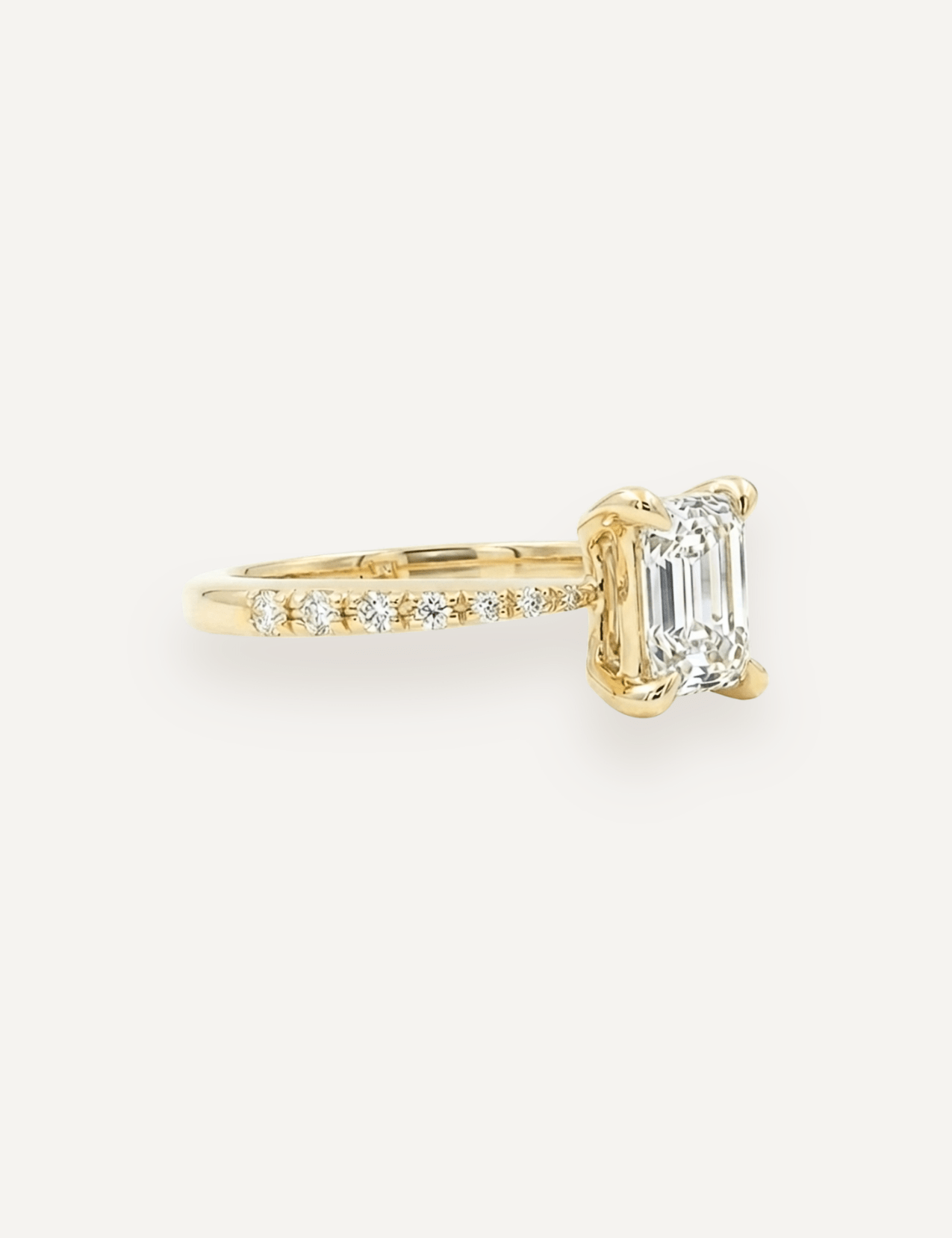 The Celine Solitaire Ring - Molten Store