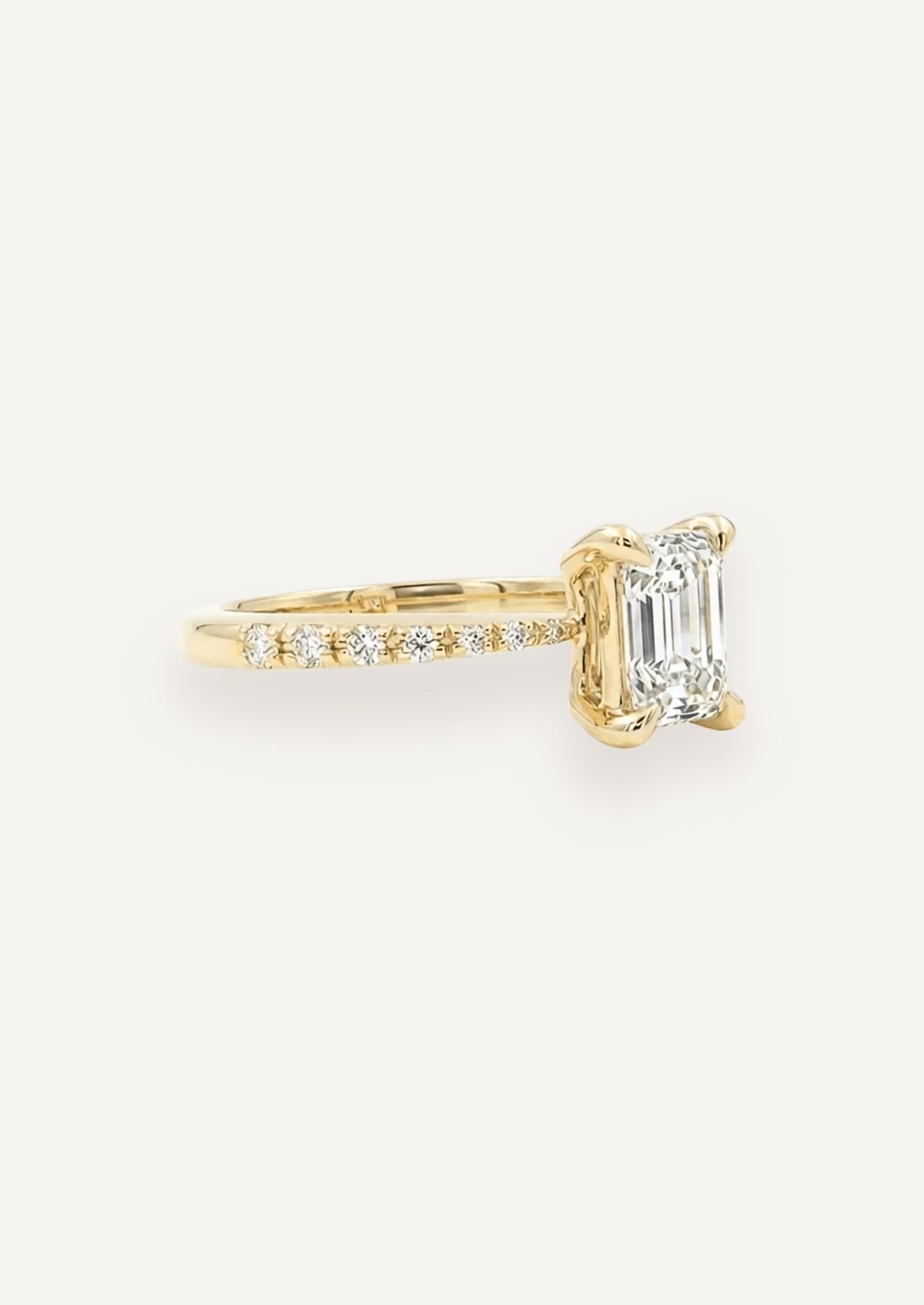 The Celine Solitaire Ring - Molten Store