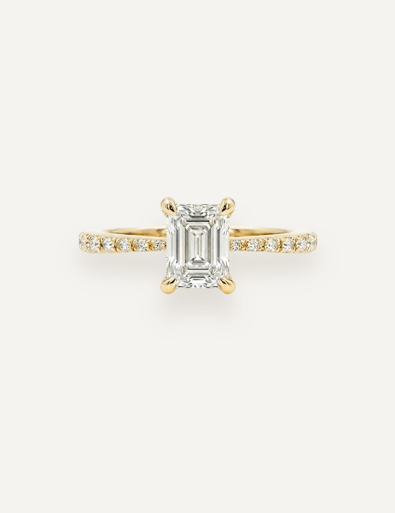 The Celine Solitaire Ring - Molten Store