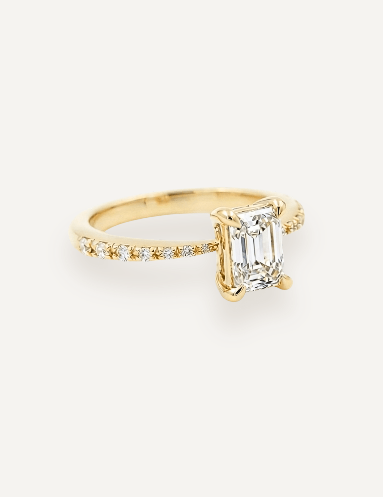 The Celine Solitaire Ring - Molten Store