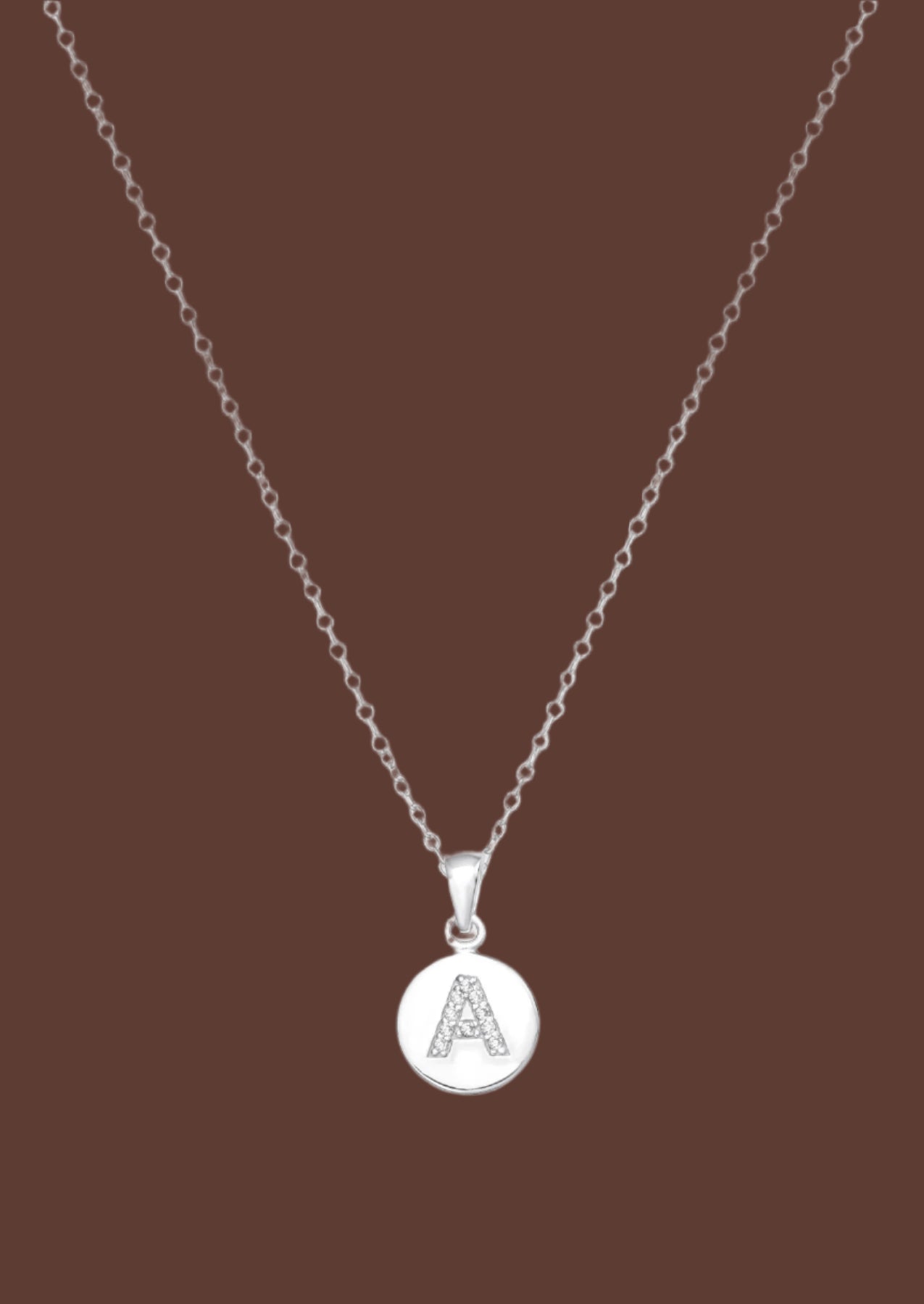 The Charmed Letter Sterling Silver Pendant Necklace - Molten Store