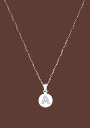 The Charmed Letter Sterling Silver Pendant Necklace - Molten Store