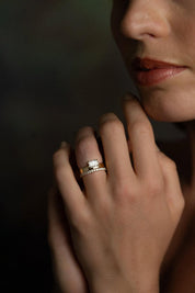 The Cleo Solitaire Ring - Molten Store