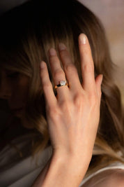The Cleo Solitaire Ring - Molten Store