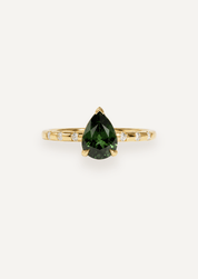 The Constance Ring with 1.57ct Pear Green Sapphire - Molten Store