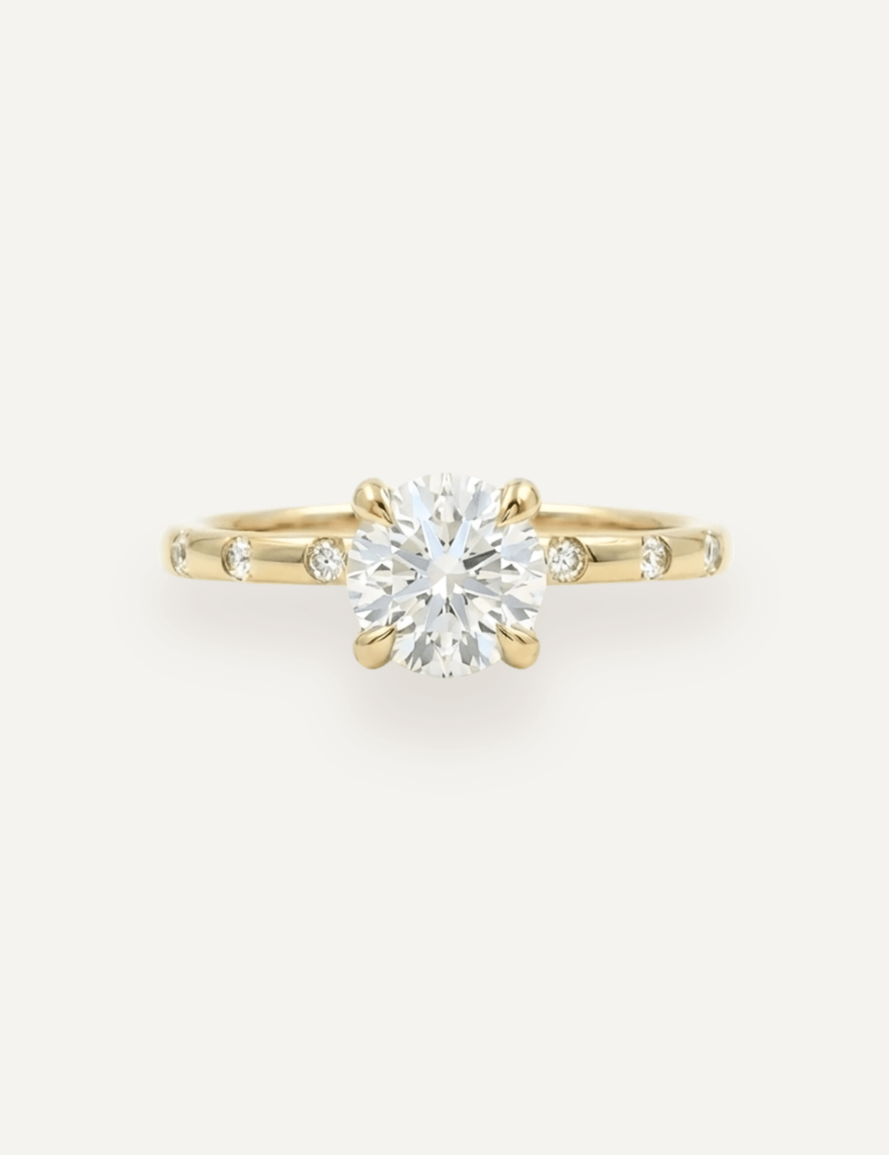 The Constance Solitaire Ring - Molten Store