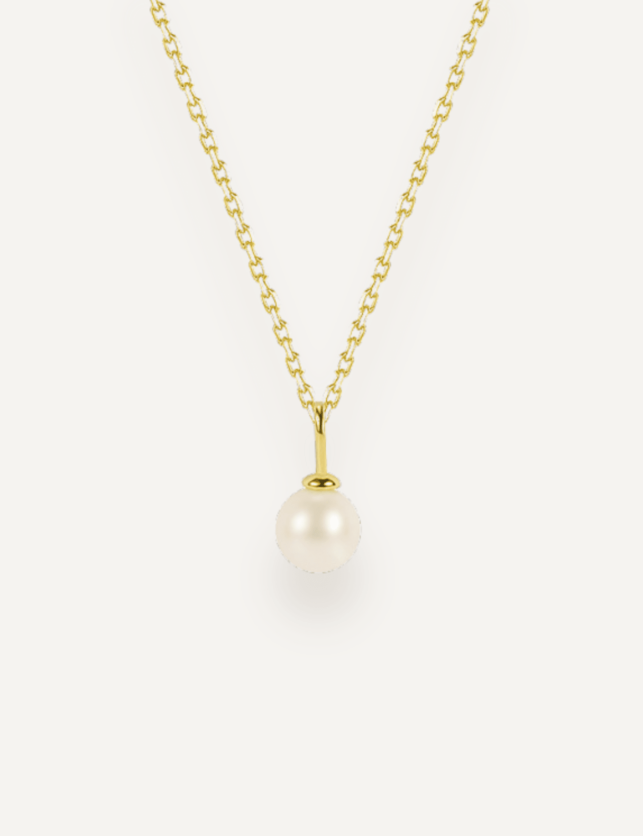 The Cora Gold Vermeil Necklace with Freshwater Pearl - Molten Store