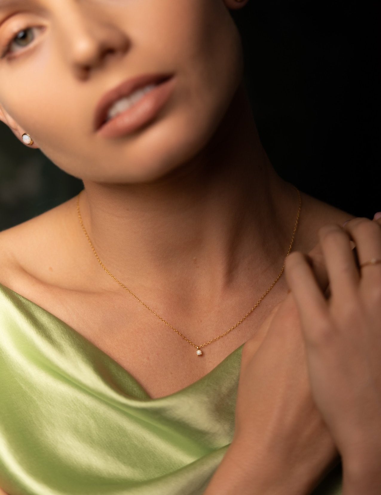 The Daydream Opal 14ct Gold Vermeil Necklace - Molten Store