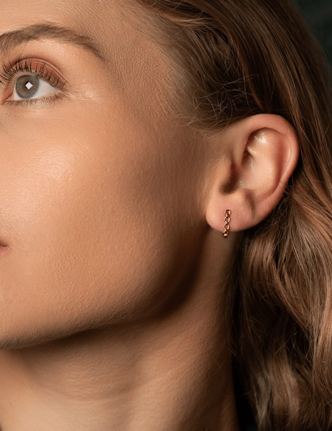 The Devoted 14ct Gold Vermeil Curved Drop Earrings - Molten Store