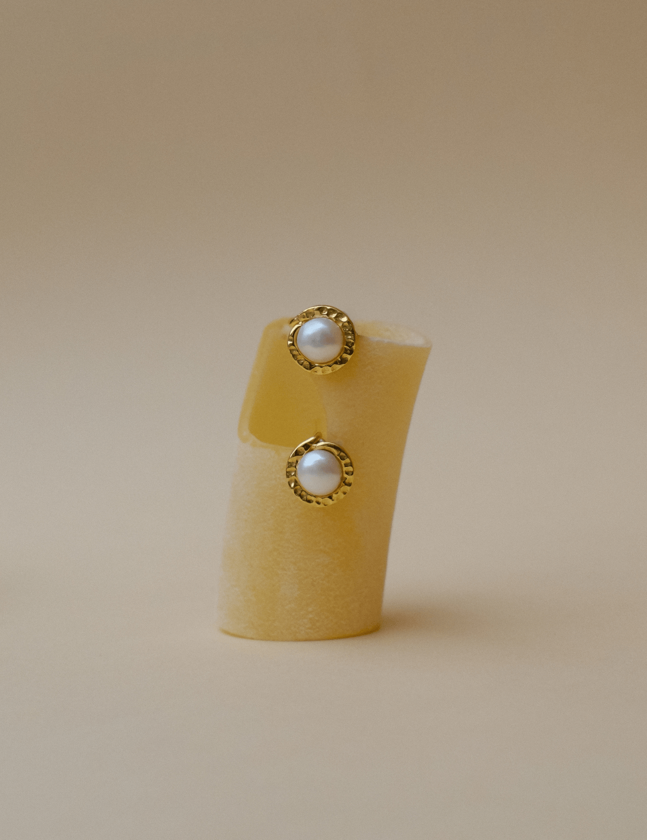 The Dreamtide Pearl 18ct Gold Vermeil Stud Earrings - Molten Store