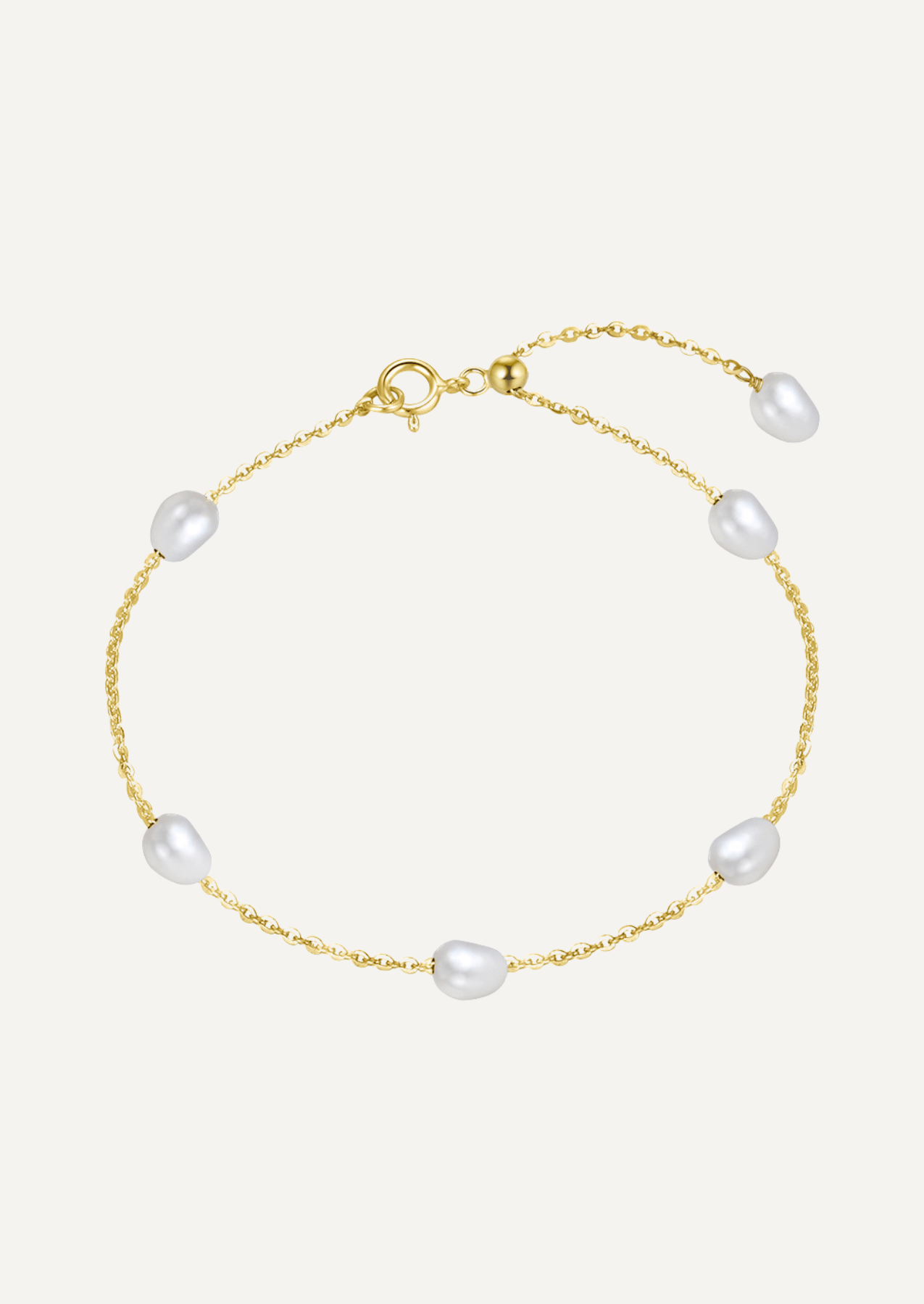 The Drift Gold Vermeil Bracelet with Freshwater Pearl - Molten Store