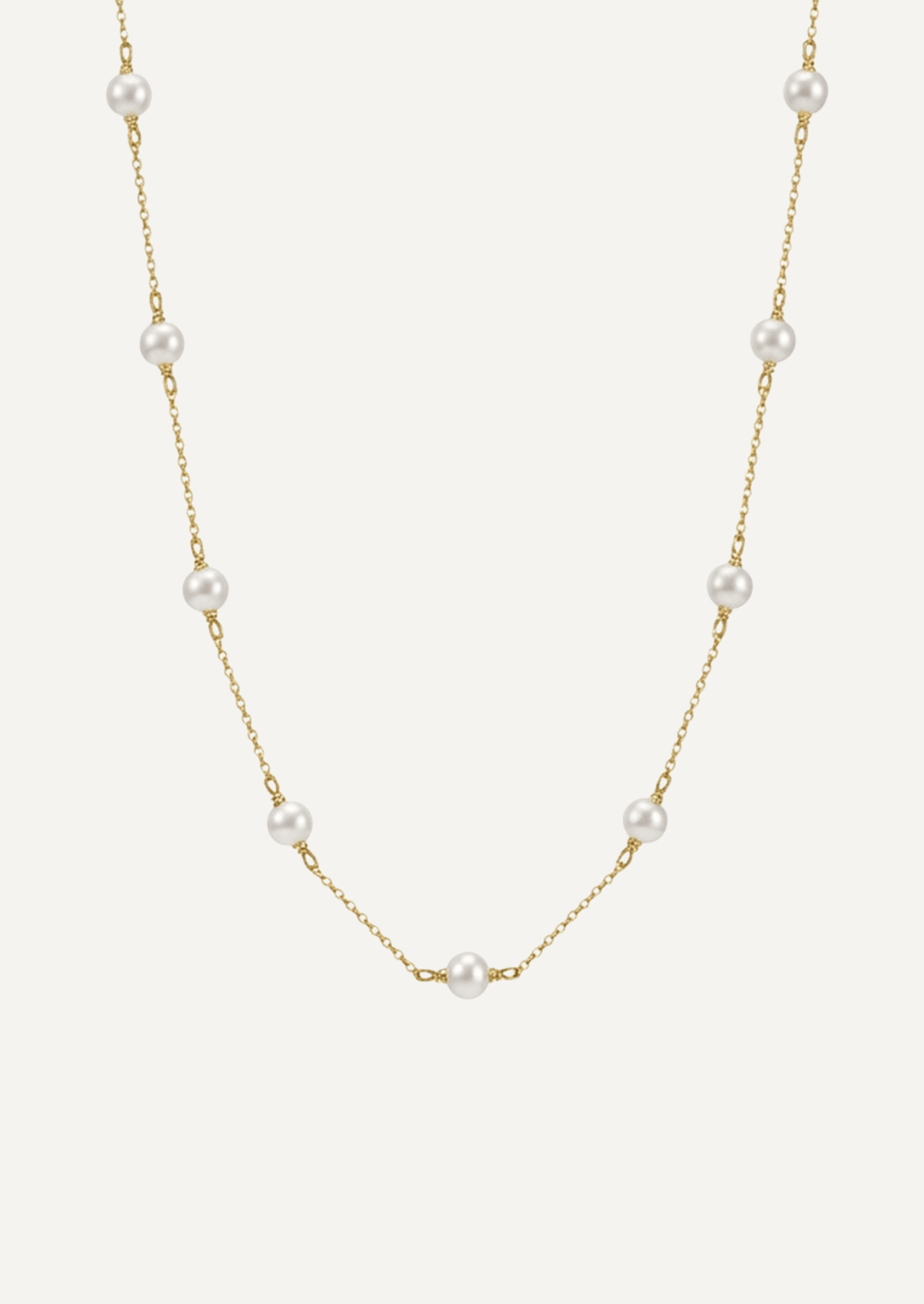 The Drift Gold Vermeil Necklace with Freshwater Pearl - Molten Store