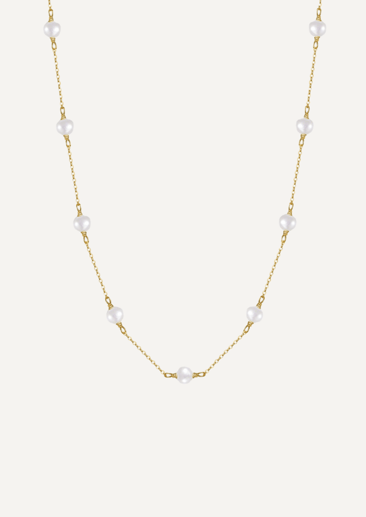 The Drift Gold Vermeil Pearl Necklace - Molten Store