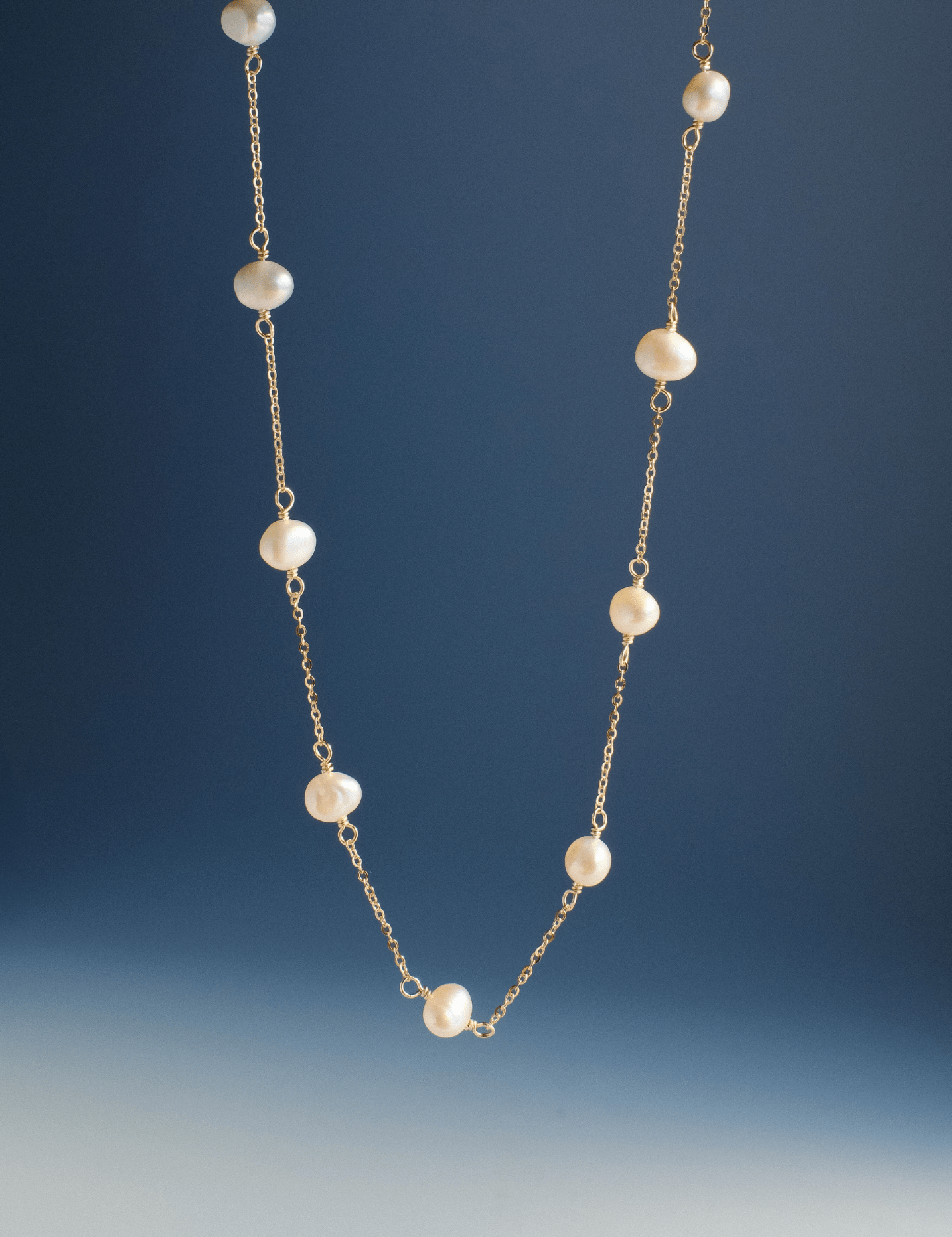 The Drift Gold Vermeil Pearl Necklace - Molten Store
