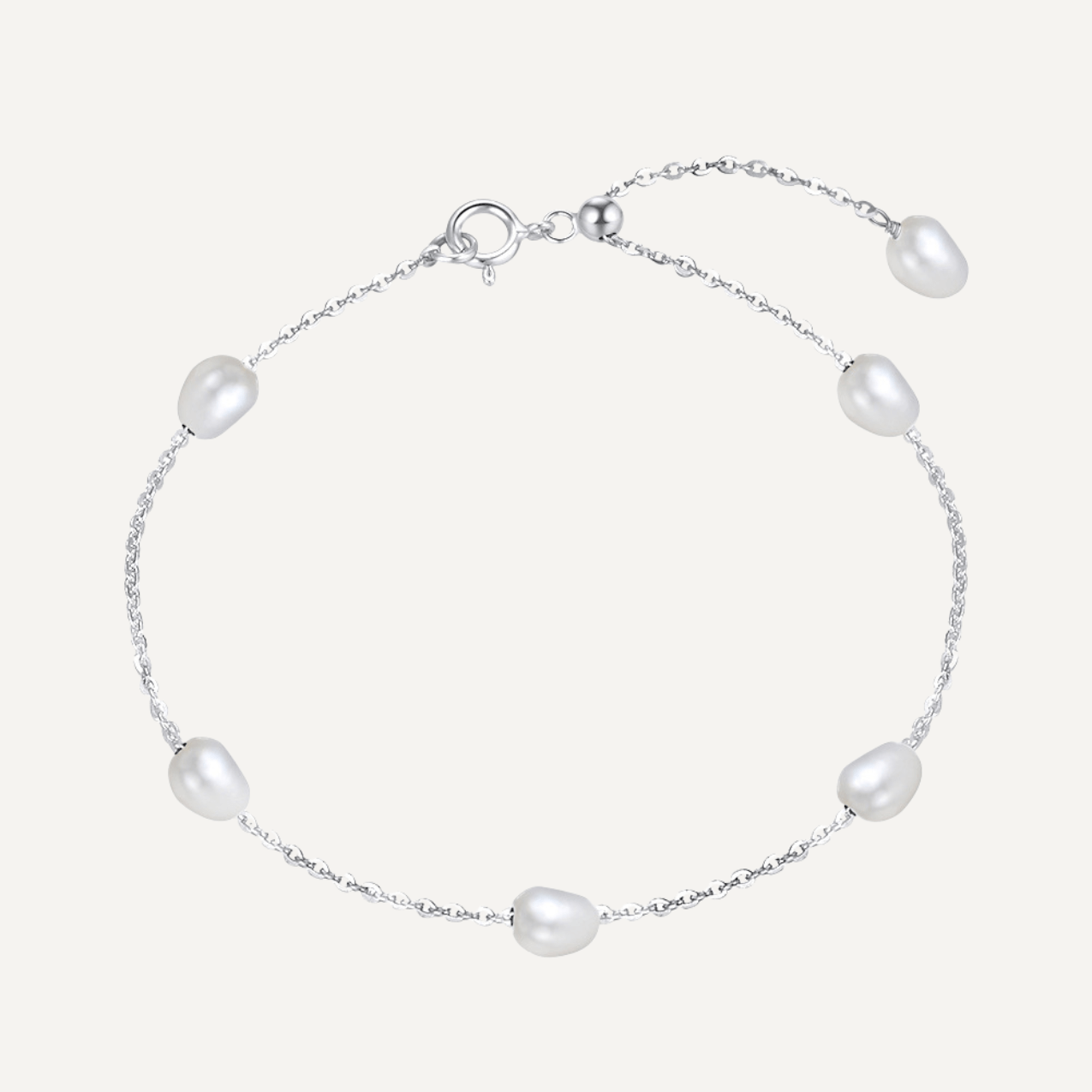 The Drift Sterling Silver Bracelet with Freshwater Pearl - Molten Store