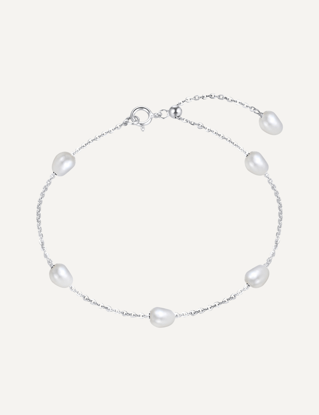 The Drift Sterling Silver Bracelet with Freshwater Pearl - Molten Store