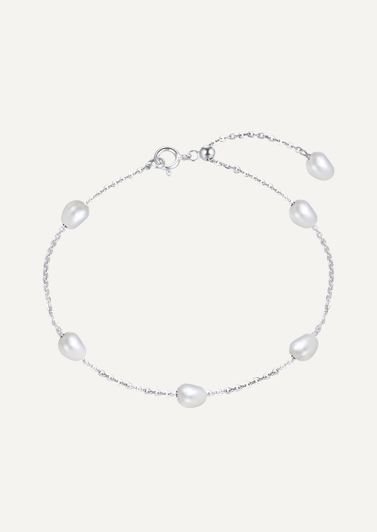 The Drift Sterling Silver Bracelet with Freshwater Pearl - Molten Store