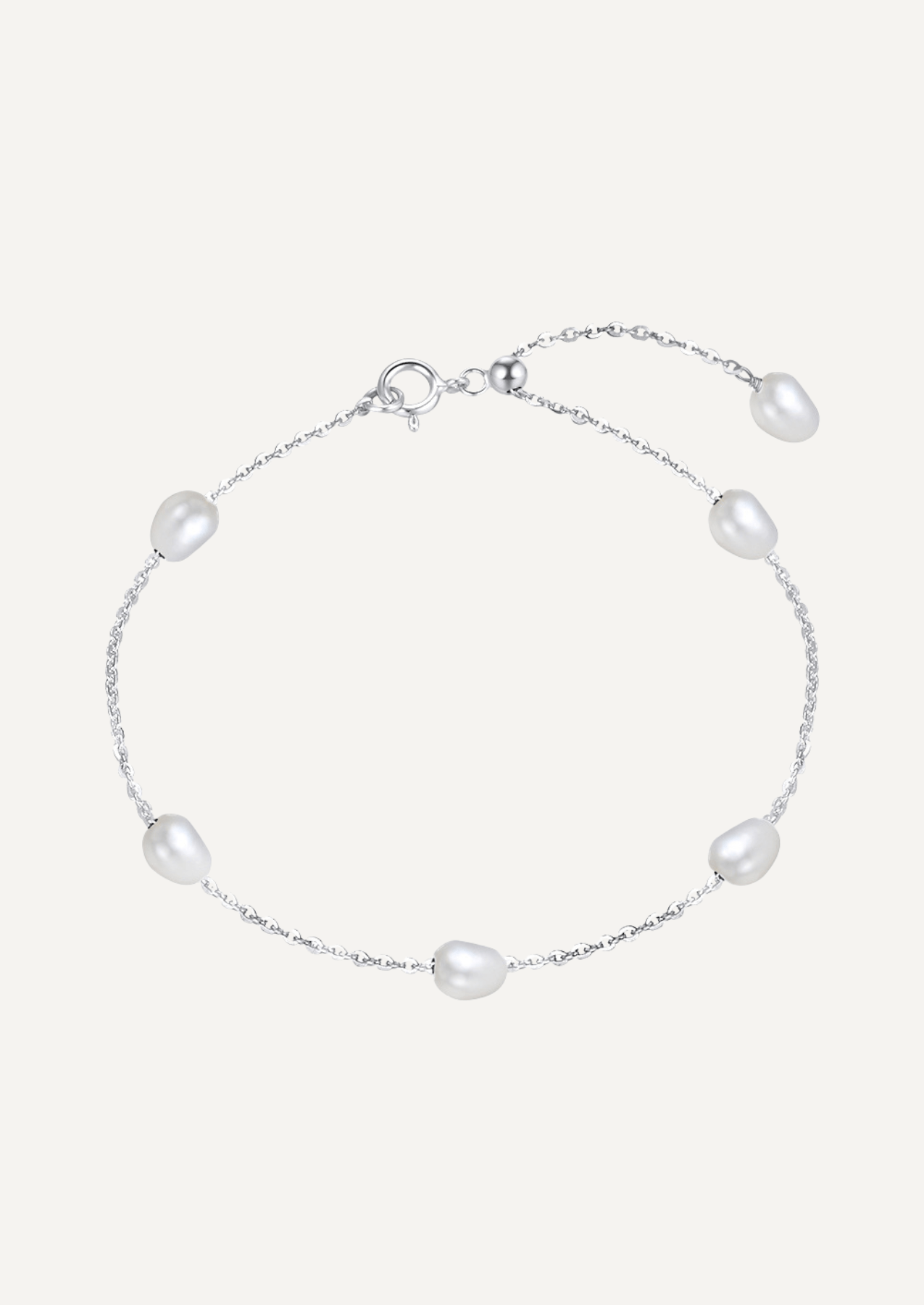 The Drift Sterling Silver Bracelet with Freshwater Pearl - Molten Store