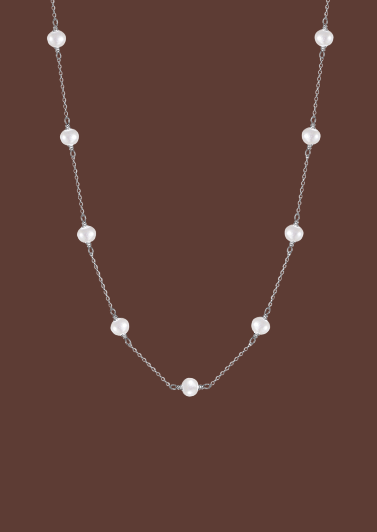The Drift Sterling Silver Pearl Necklace - Molten Store