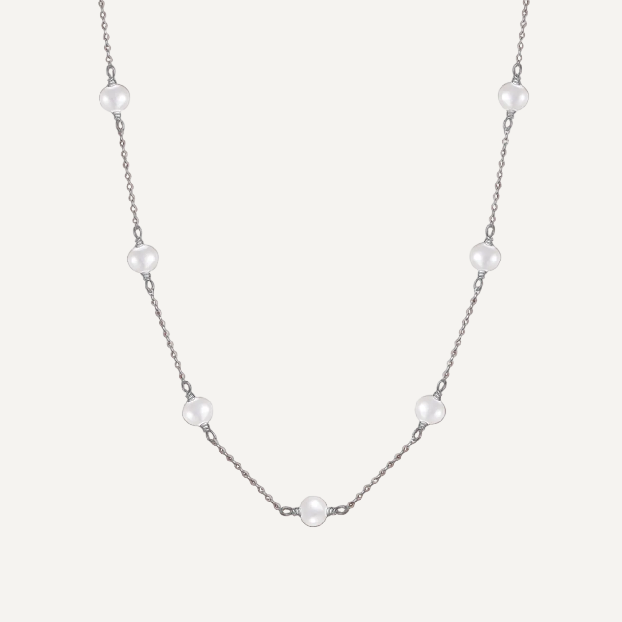 The Drift Sterling Silver Pearl Necklace - Molten Store