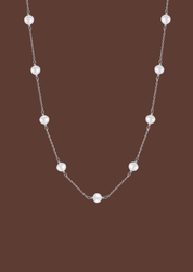 The Drift Sterling Silver Pearl Necklace - Molten Store