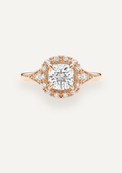 The Eliza Halo Ring - Molten Store