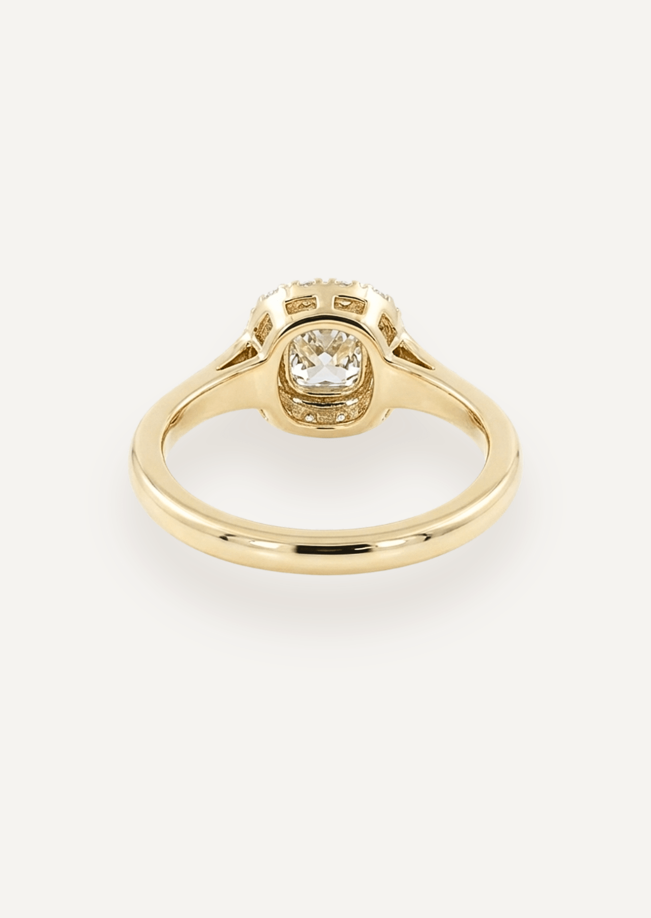 The Eliza Halo Ring - Molten Store