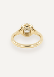 The Eliza Halo Ring - Molten Store