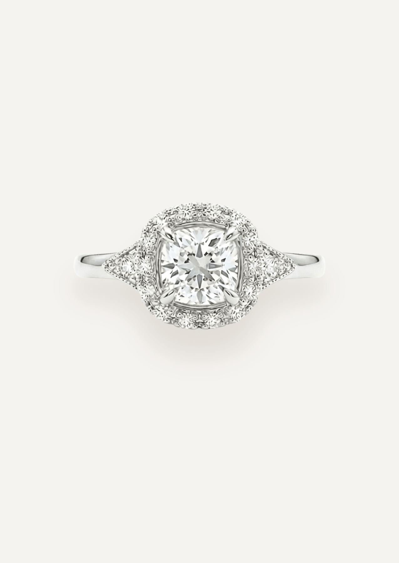 The Eliza Halo Ring - Molten Store