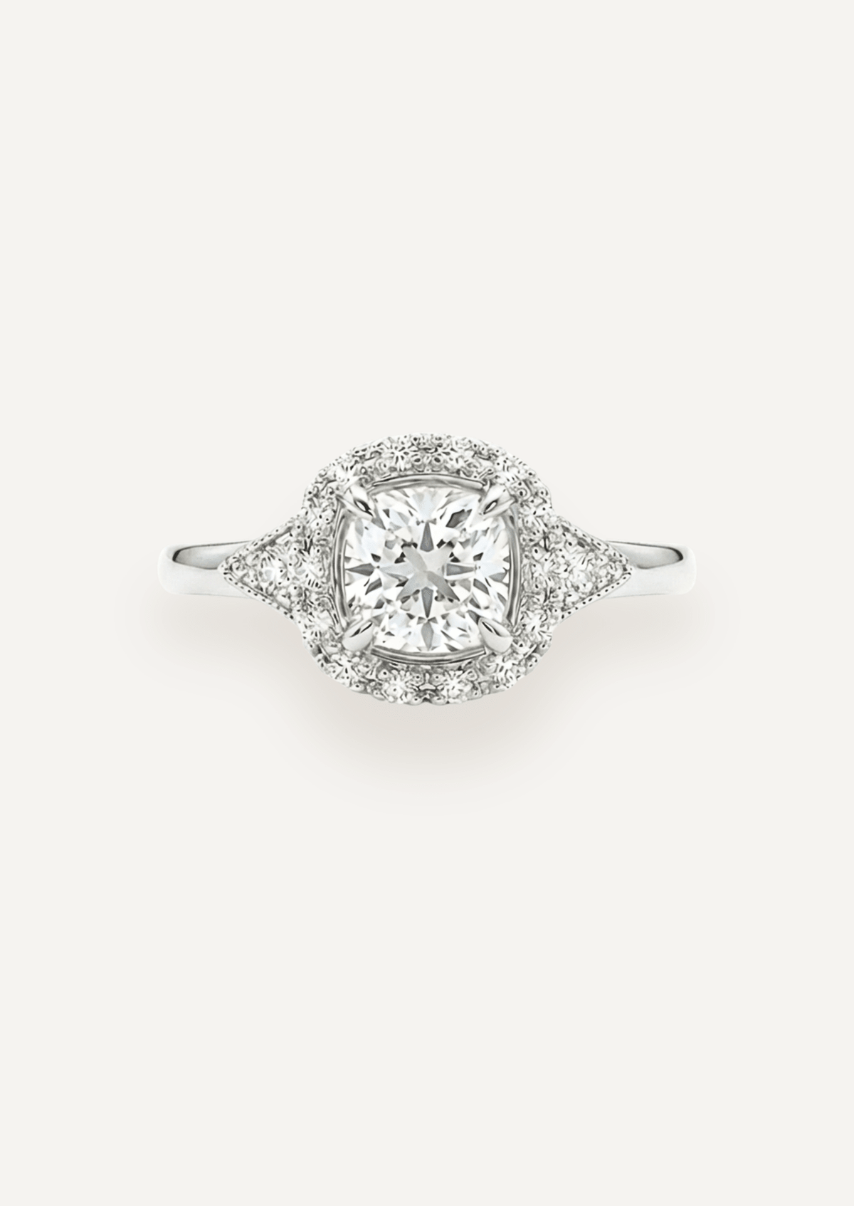 The Eliza Halo Ring - Molten Store