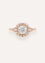 The Eliza Halo Ring - Molten Store