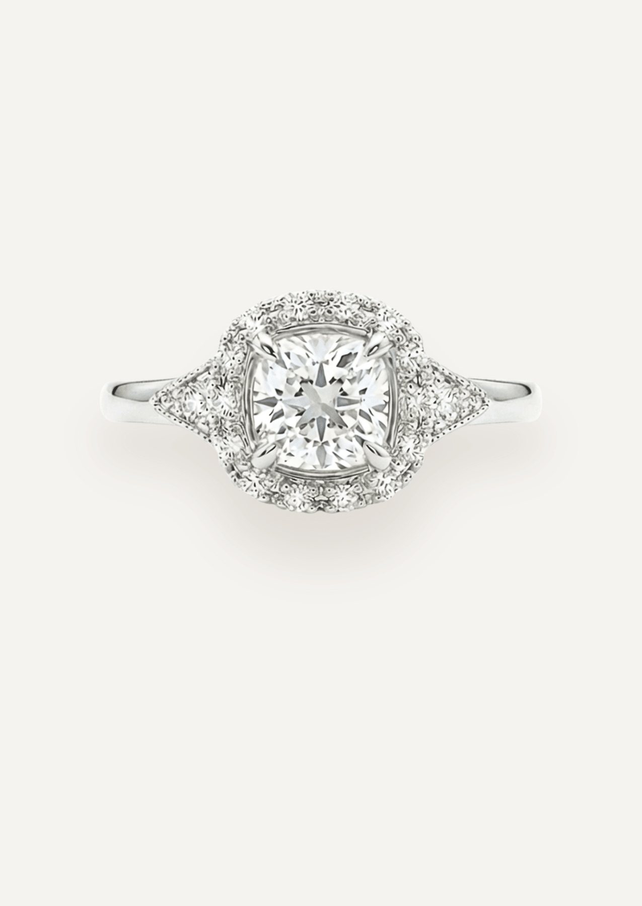 The Eliza Halo Ring - Molten Store