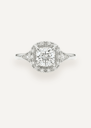 The Eliza Halo Ring - Molten Store