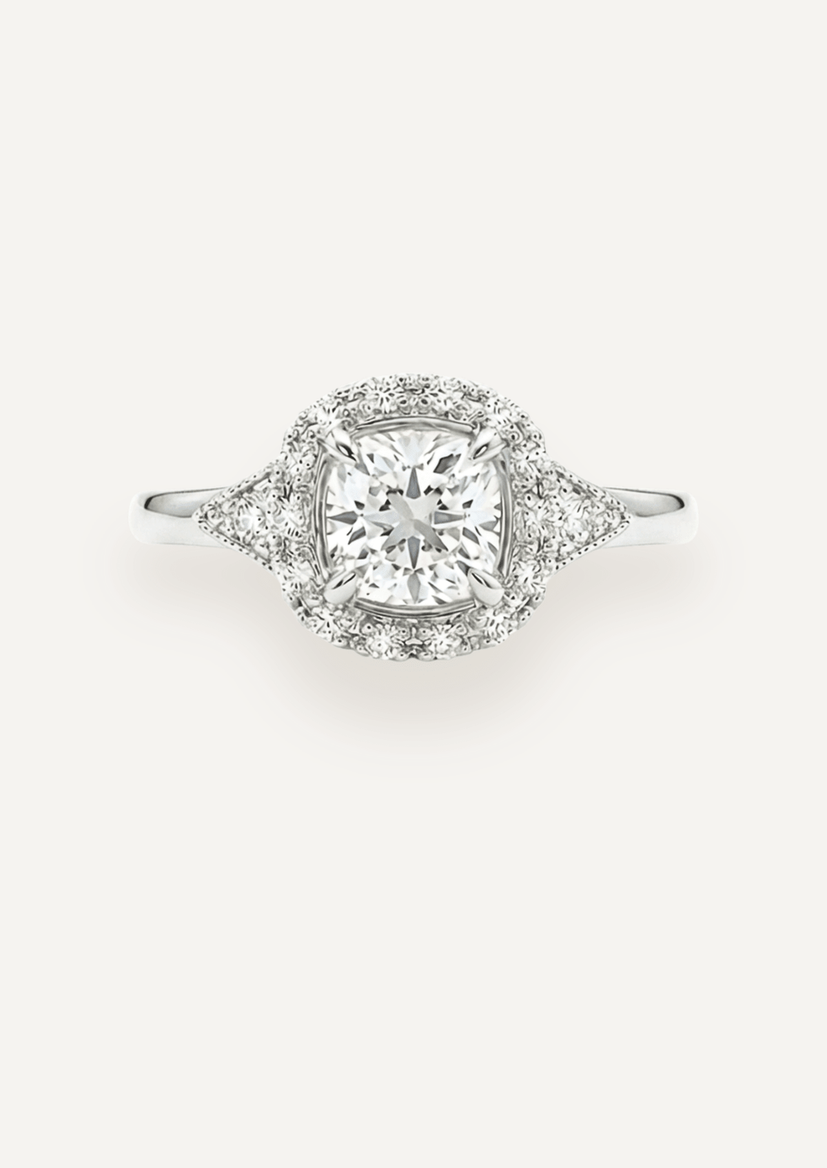 The Eliza Halo Ring - Molten Store