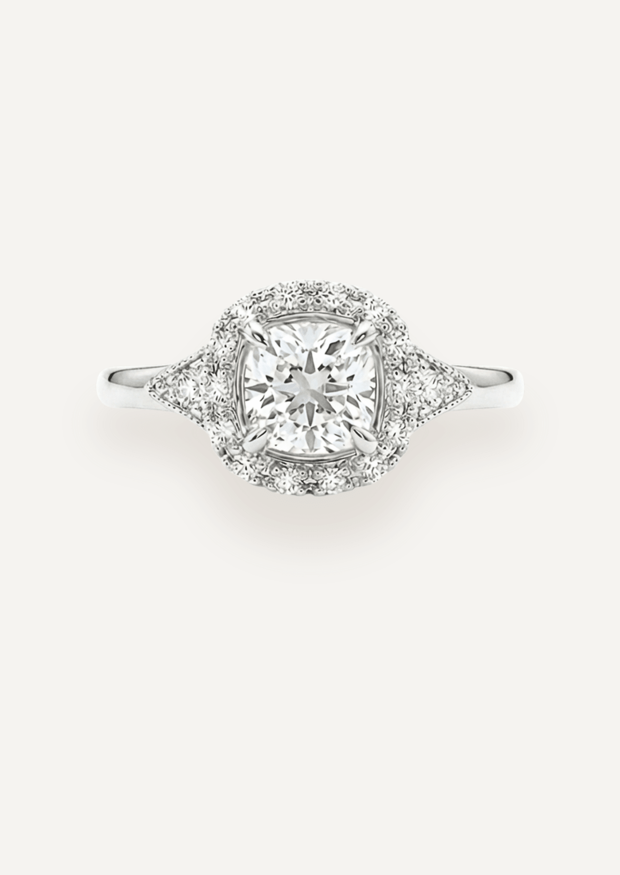 The Eliza Halo Ring - Molten Store