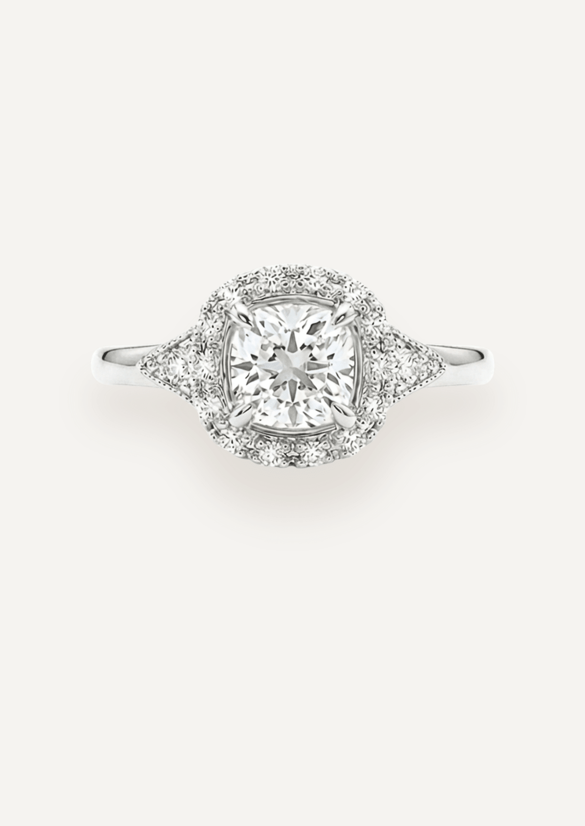 The Eliza Halo Ring - Molten Store