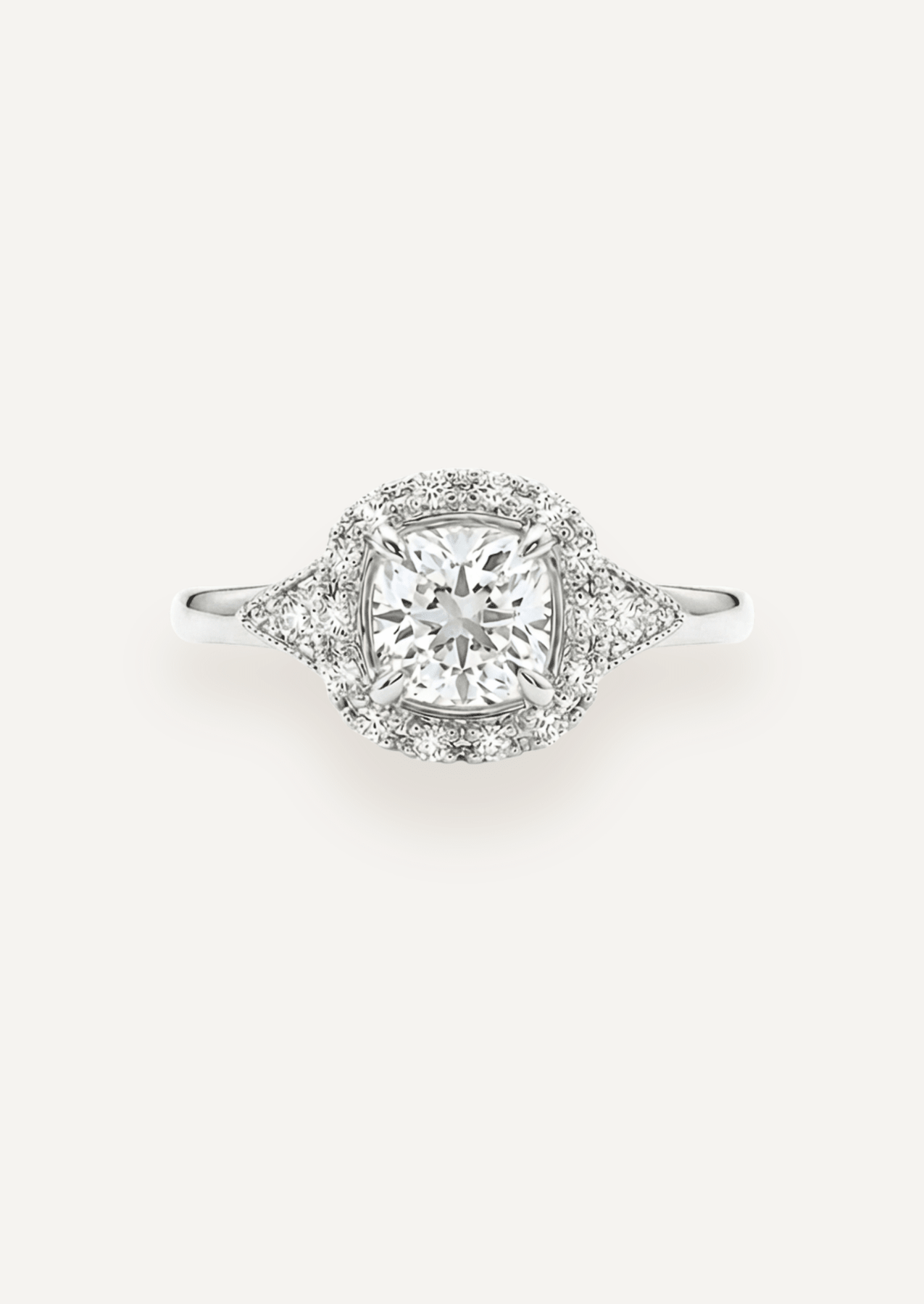 The Eliza Halo Ring - Molten Store